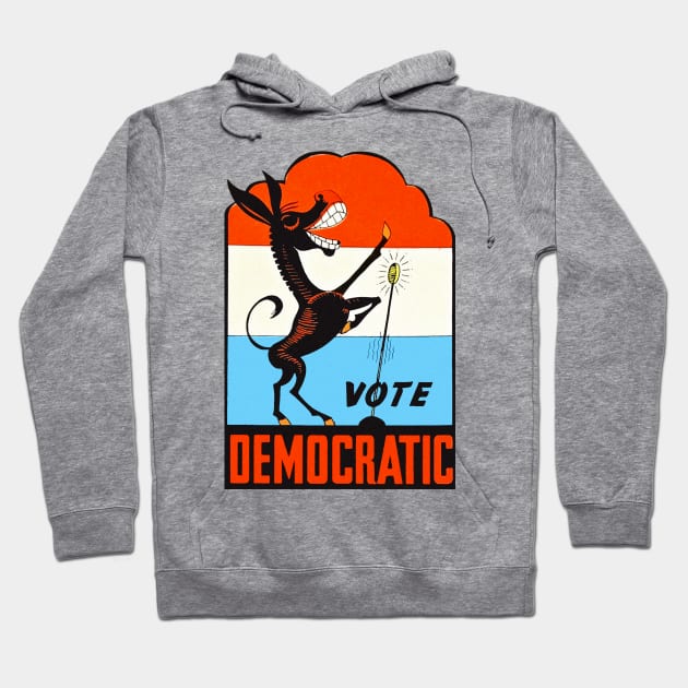 American Vote Democratic Vintage Hoodie by Hilda74